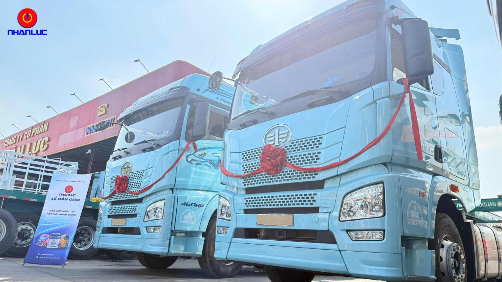 bàn giao xe FAW 460HP