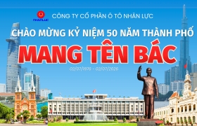 CHÀO MỪNG KỶ NIỆM 50 NĂM THÀNH PHỐ VINH DỰ MANG TÊN BÁC